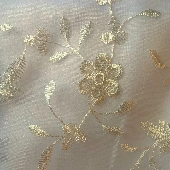 Girls Pink Butterfly-white dress embroidered flowers size 12 - Picture 7 of 7